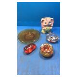 Paperweights plate elephant