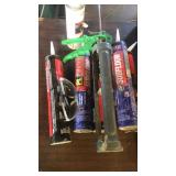 Lot of adhesive and gun
