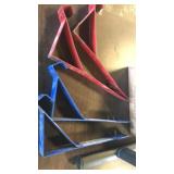 Red n blue metal hangers