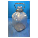 Glass meadow gold jug