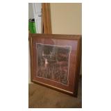 Framed Print Buck in Landscape