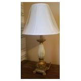 Vintage Styled Wood Lamp & Shade
