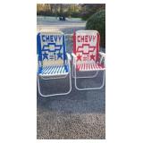 Chevy Outoor Folding Chairs - Hand Woven Rope
