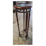 metal and wood point  Stand   Pretty  40" tall