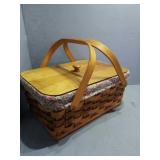 Handmade Wood Basket - Great Quality- Signed