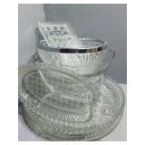 Clear Glass Serving Bowls, Platters & Relish