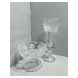 Coin Glass Vase & Candy Dish