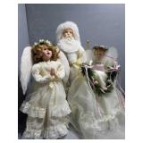 Santa & Angels Tabletop or Tree Top