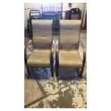 2 rocking patio chairs