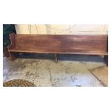 10.5 foot church pew.