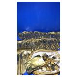 24 karat gold electroplated flatware.