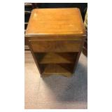Vintage 1 drawer nightstand