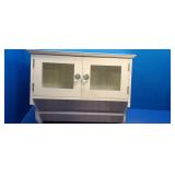 White wall cabinet