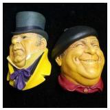 Bossons Heads - Pierre & Mr Micawber Chipped