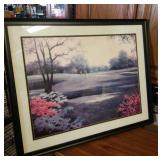 Framed Golf Print 24" x 30"