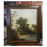 Print on Textured Paper 27" × 32" : "Duck Pond"