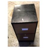 2 draw file cabinet metal