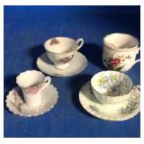 Vintage cups and saucers