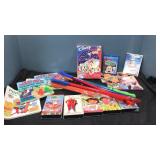 Kids lot. Movies,books, swords. More