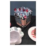 Eagle plate,wall hanger,Kleenex box, more