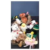 Ty babies. 10 bears,penguins more