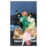 10 ty babies. Bears,dogs morel