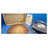 Pizza stone can opener crock pot