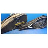 Tennis racket and bag