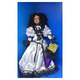 Seymour Mann Rowena. Porcelain doll with stand