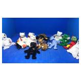 12 small ty babies 1 large ty