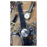 Assorted jewelry,watches more