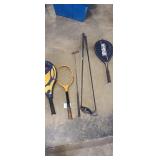 Golf clubs and tennis records