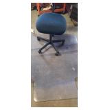 office chair with Mat