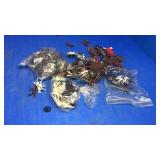 Plastic horses. People toys.