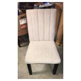 Gray cushion wood sitting chair