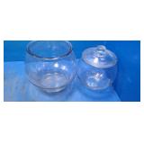 Candy dishes One has a lid the other 1 don