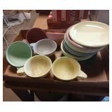 Flat of Boonton ware