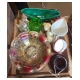 Flat with glassware, planter and more