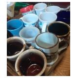 Flat of coffee mugs