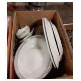 Box with Syracuse dishes, Theodore Haviland