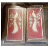 2 white peacock pictures