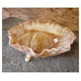 Greentown slag glass