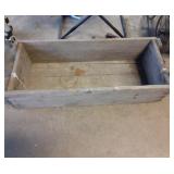 Wooden amo crate missing lid