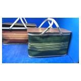 2 vintage picnic baskets