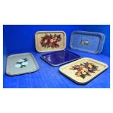 Vintage metal trays