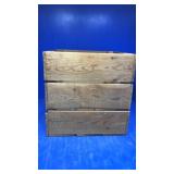 Wood crate box