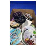 Assorted dvds,cds,games mixed