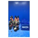 Budweiser bottles,napkin holders ,ball
