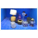 Glass vases kerosene lamp