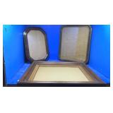 Lot of wood picture frames